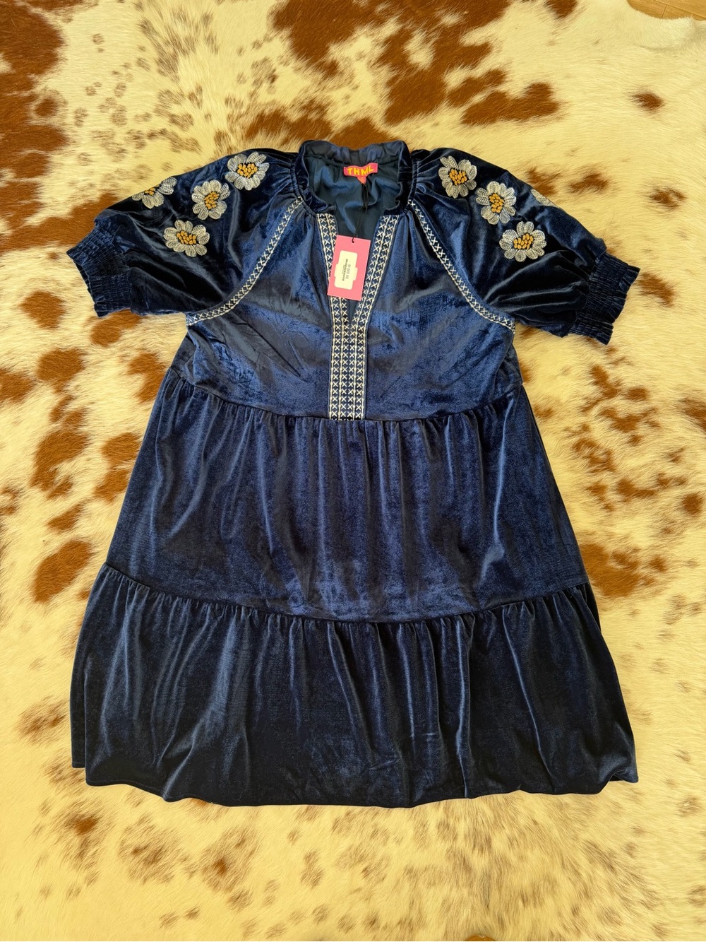THML velvet dress NWT